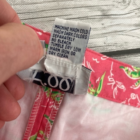 NWT Vintage Lilly Pulitzer Palm Tree Capris - Picture 7 of 9